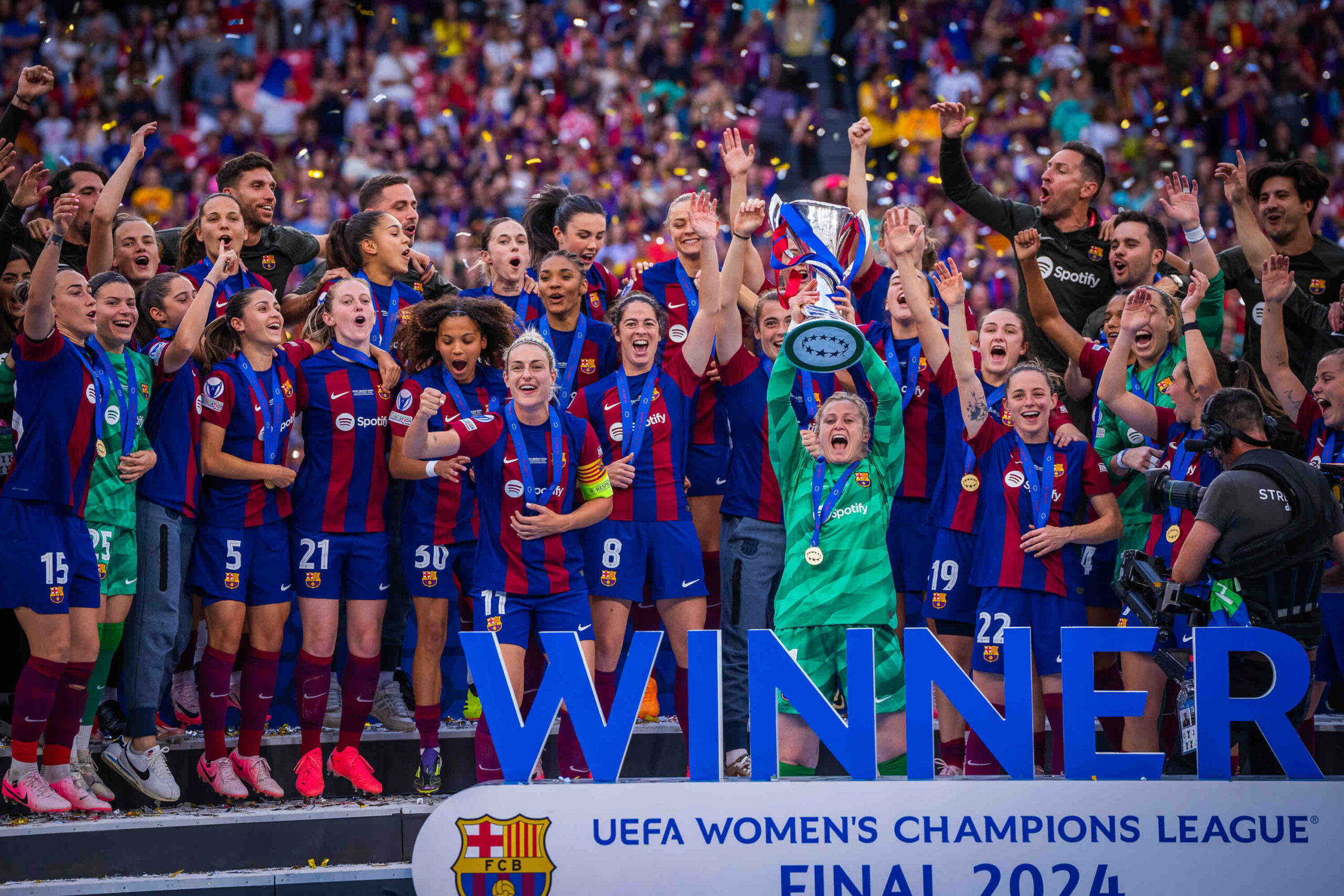 El FC Barcelona Femenino hace historia en Bilbao