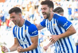 El Recreativo de Huelva en su último partido