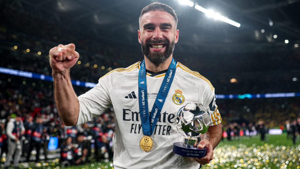 Carvajal Real Madrid Champions MVP