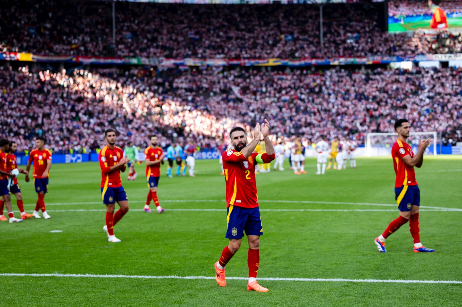 Carvajal con la Seleccion Española