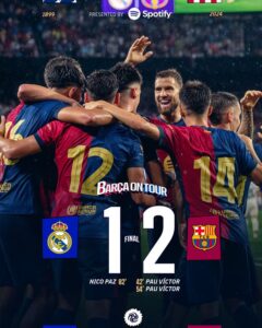 El Barca se lleva el primer clásico de la temporada (1-2)