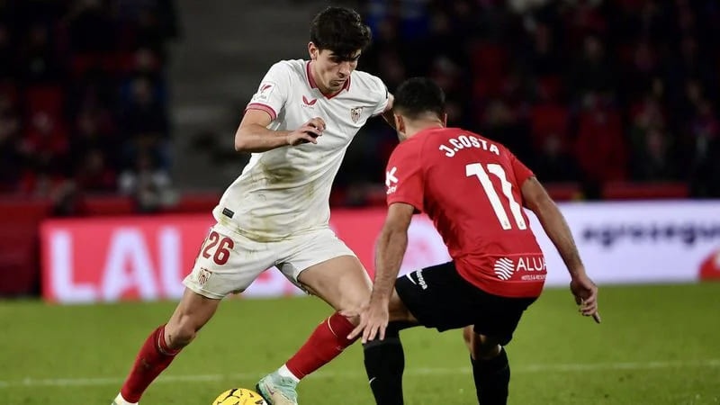 Juanlu, en un partido contra el R.C.D Mallorca