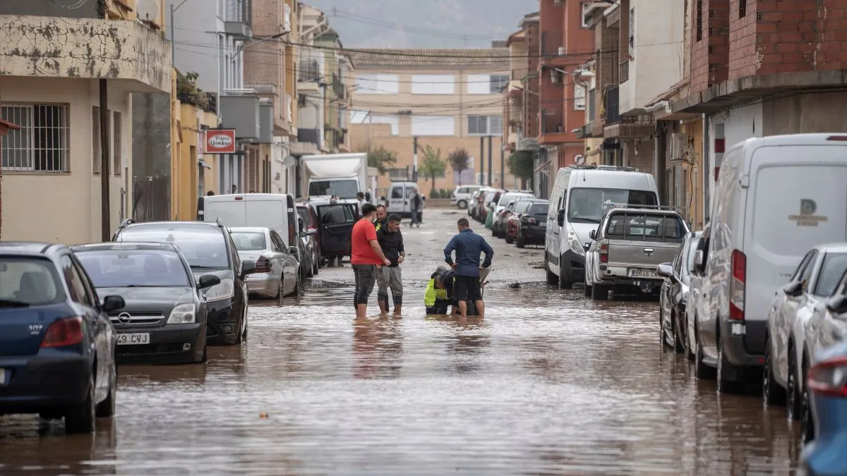 Efectos de las lluvias de la DANA