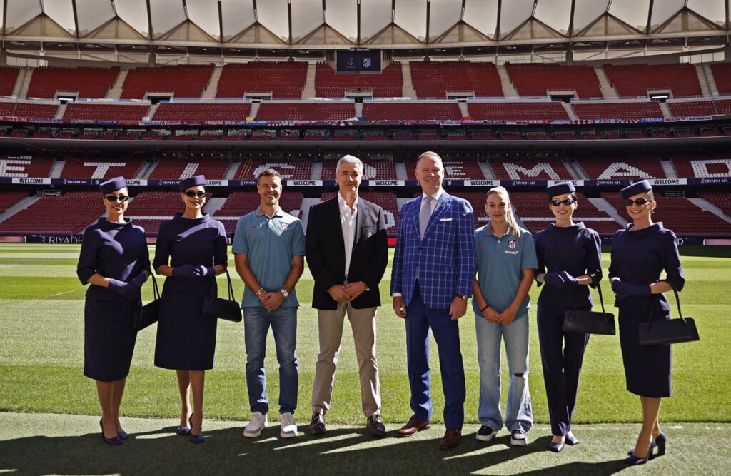 Presentación del acuerdo para que el estadio pase a llamarse Riyadh Air Metropolitano | @Atleti