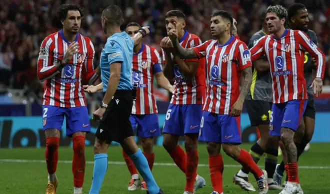 El árbitro que perjudicó al Atlético de Madrid fue suspendido en otra ocasión por errores graves