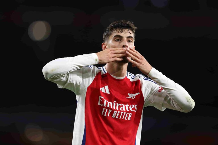 Kai Havertz marcó en el triunfo del Arsenal frente al PSG por la Champions League