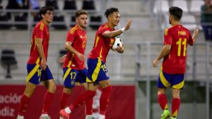 España sub-21 se llevó la cuarta victoria consecutiva.