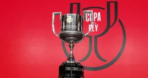 Imagen del trofeo de la Copa del Rey