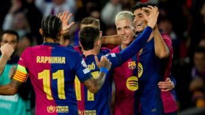 El FC Barcelona gana 3-0 al Brest