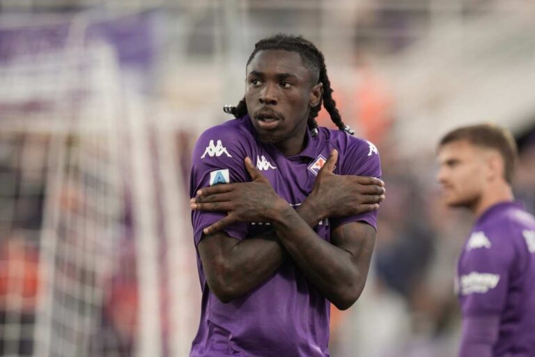 La gran temporada de Moise Kean con la Fiorentina