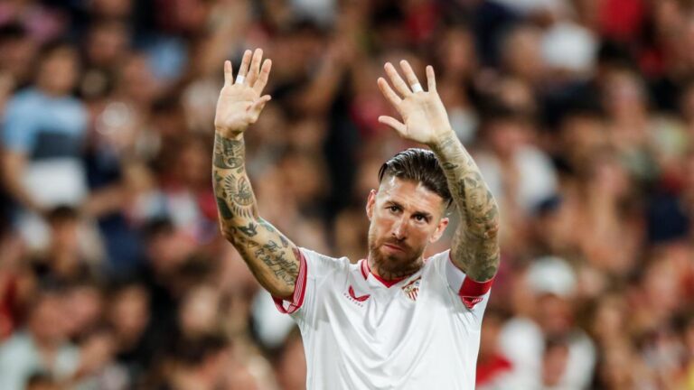 Sergio Ramos con el Sevilla FC