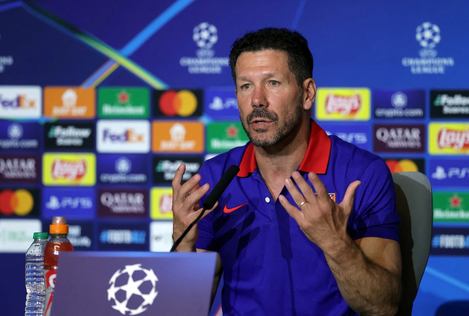 Diego Simeone habló en conferencia de prensa luego de la victoria frente al PSG por 2-1