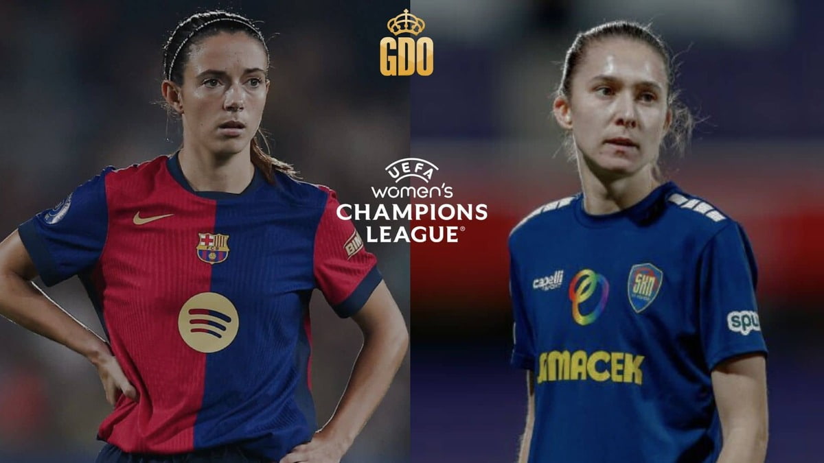 Partido de Champions League Femenina entre el St.Pölten y el FC Barcelona.