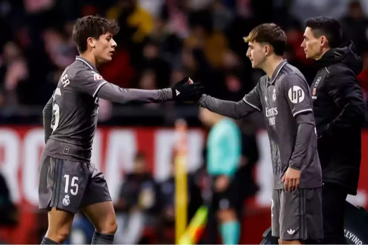 Debut de Daniel Yáñez con el primer equipo del Real Madrid.