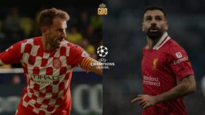 Stuani y Salah en Champions