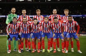 Imagen del once del Atlético de Madrid para las puntuaciones