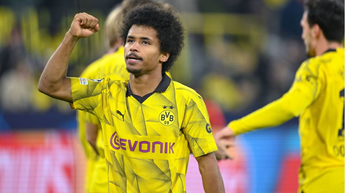 Adeyemi con el Borussia de Dortmund