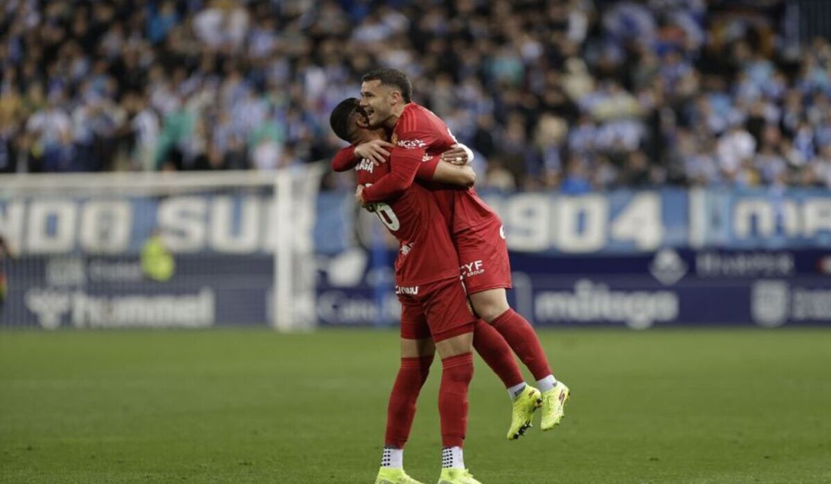 El Málaga pierde ante el Zaragoza