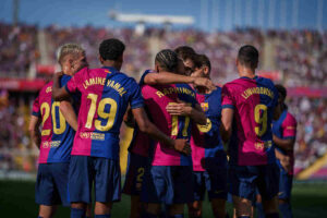 El F.C. Barcelona es uno de los equipos que más goles marca