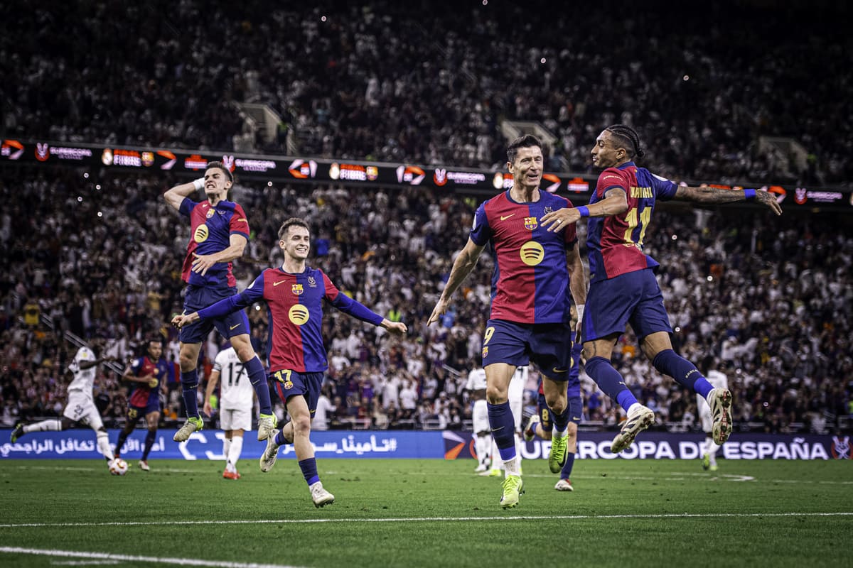 Final Supercopa de España Real Madrid vs FC Barcelona