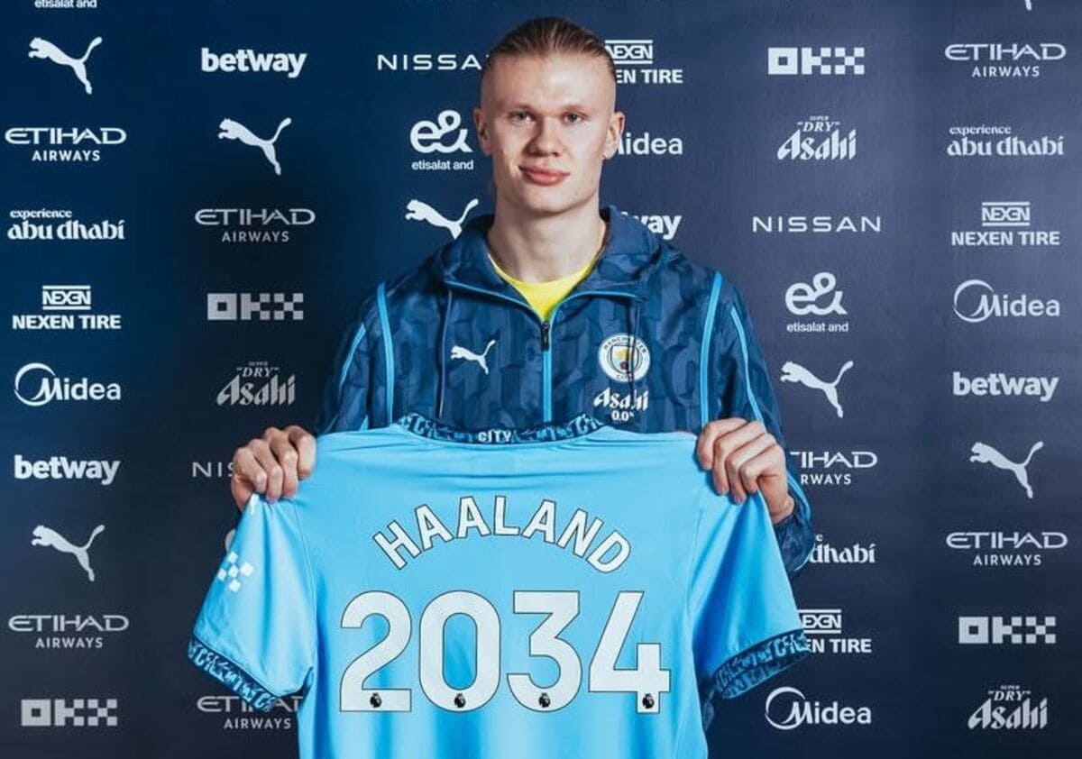 Haaland renueva hasta 2034 con el Manchester City