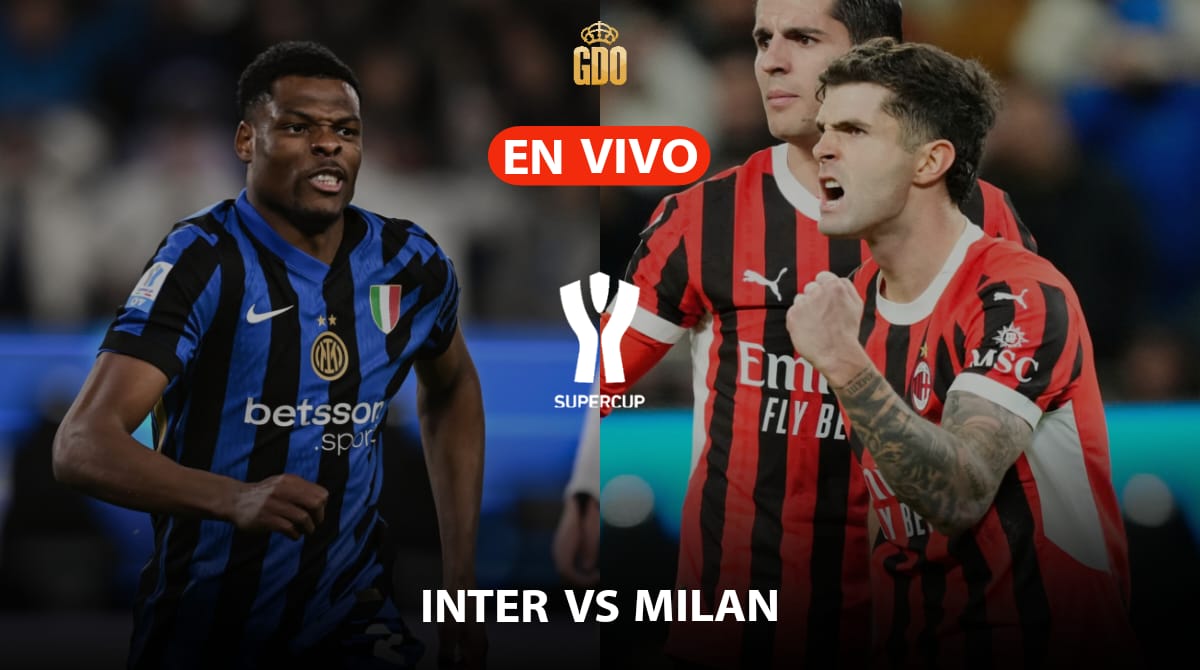 Sigue en directo el Inter de Milán vs AC Milán por la Supercoppa de Italia