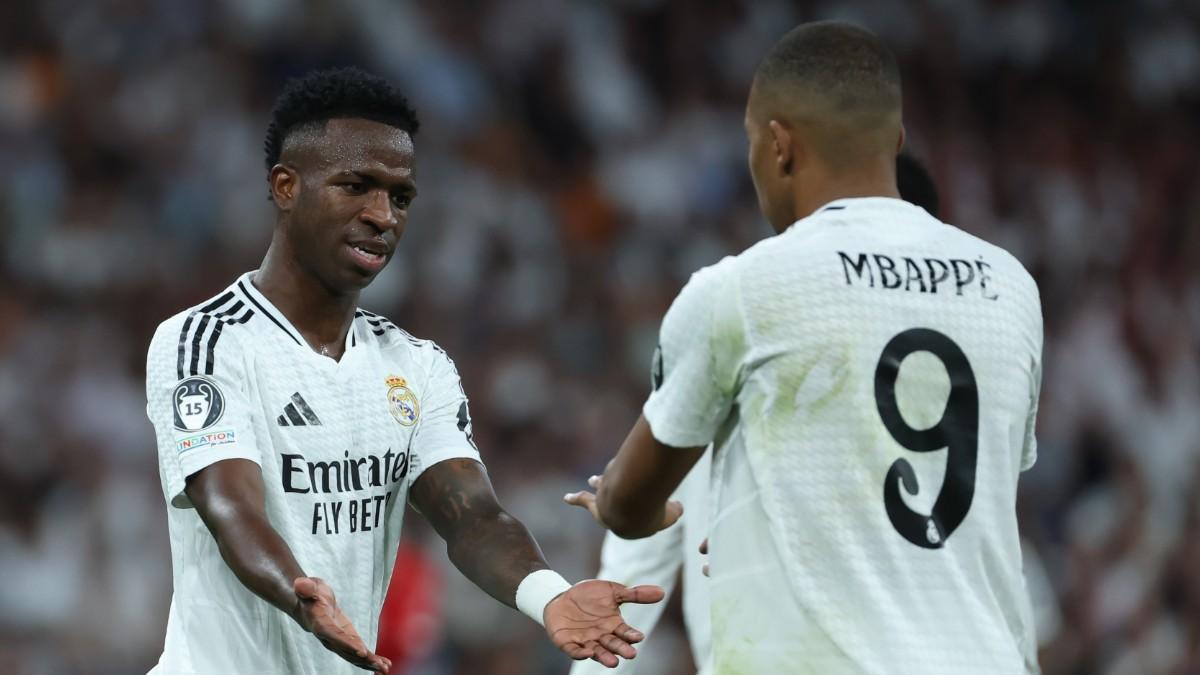 Mbappé y Vinicius:fuente:SPORT