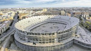 obras del Valencia CF en el Nou Mestalla