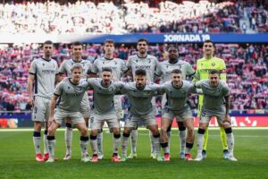 Así posaba la plantilla de Osasuna antes del partido contra el Atlético