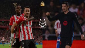 Imagen previa al Athletic Club-FC Barcelona de la Supercopa de España