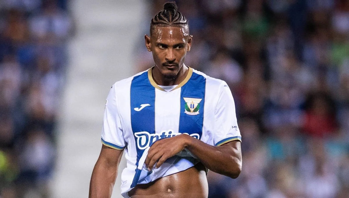 Sébastien Haller durante un partido con el Leganés