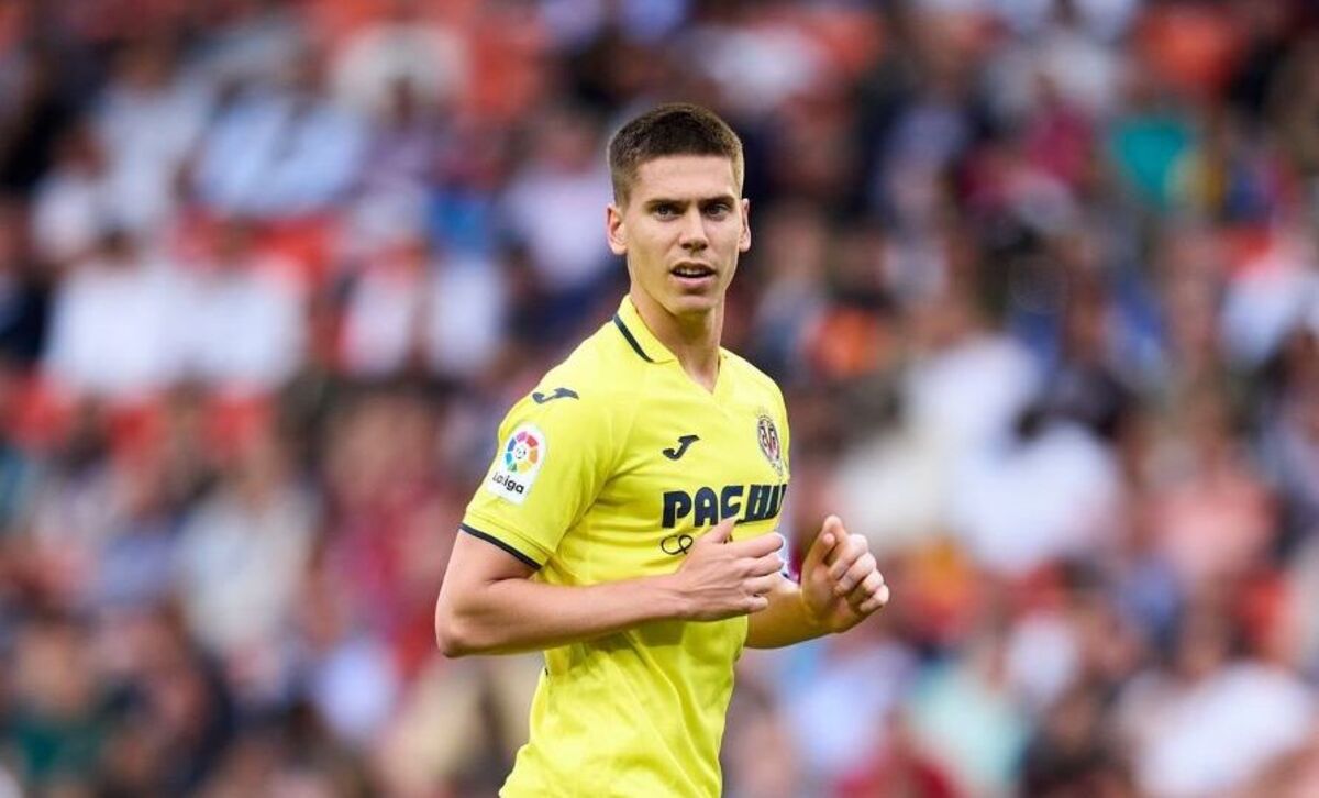 Juan Foyth en un partido con el Villarreal.