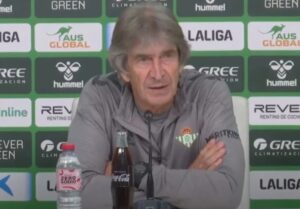 El entrenador del Real Betis en rueda de prensa