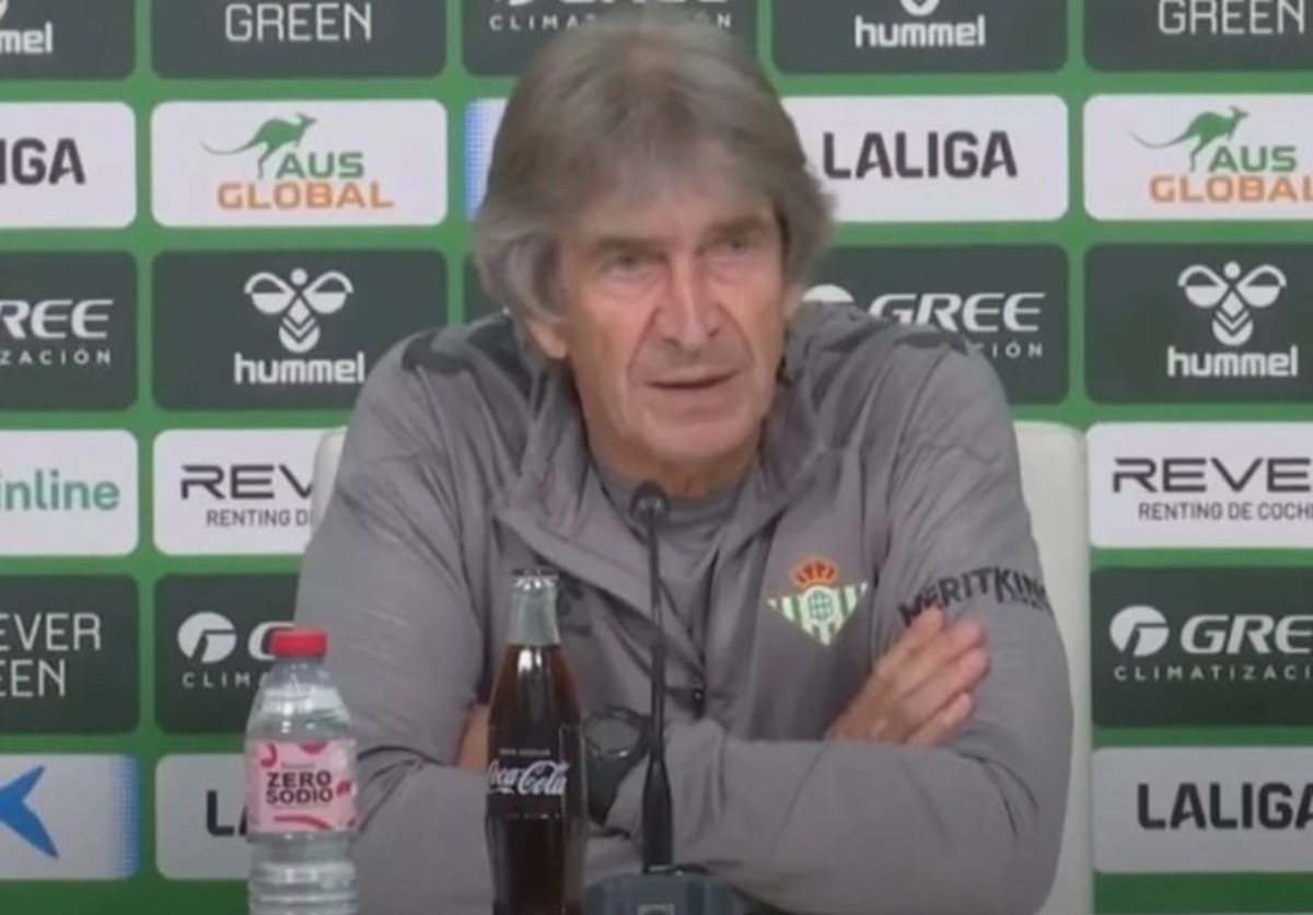 El entrenador del Real Betis en rueda de prensa