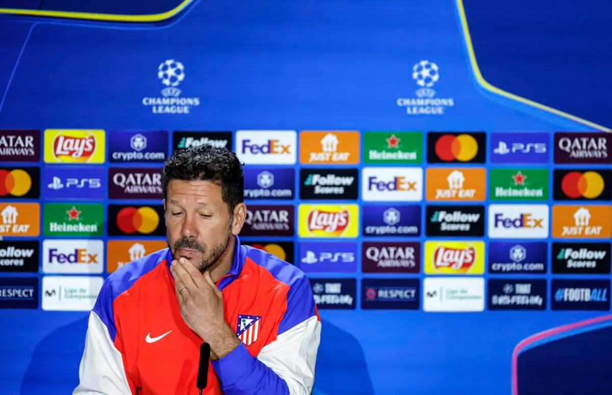 Simeone en rueda de prensa