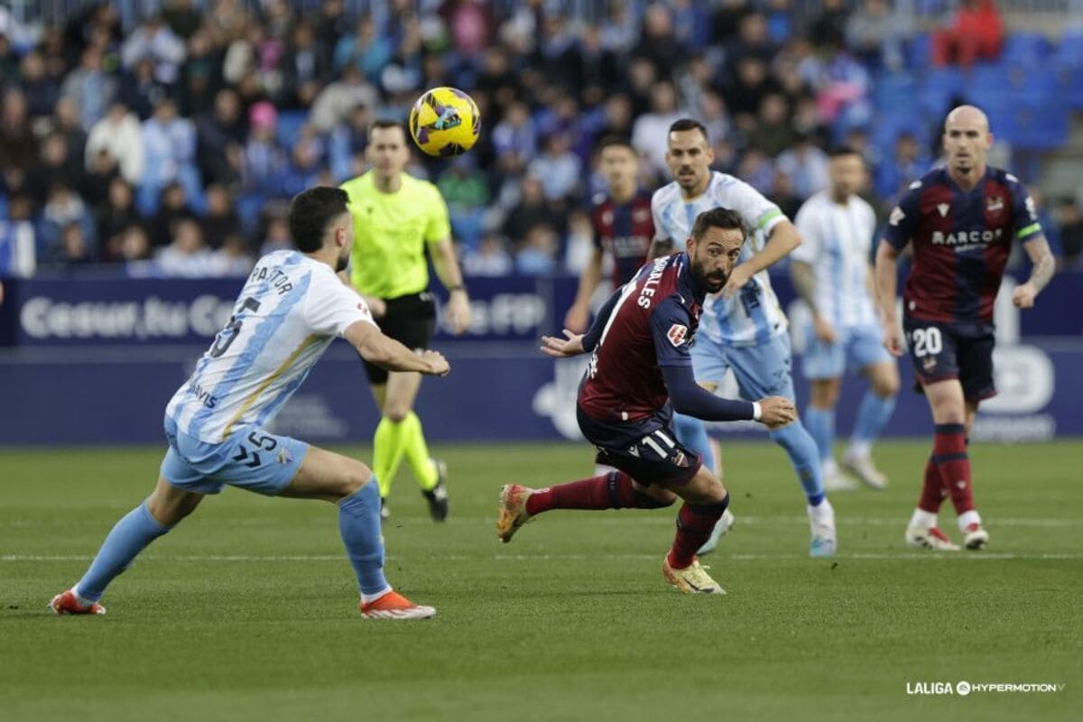 Málaga CF 1-1 Levante UD: Un empate que mantiene a ambos en la lucha