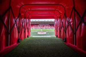 Túnel para las incorporaciones del Middlesbrough