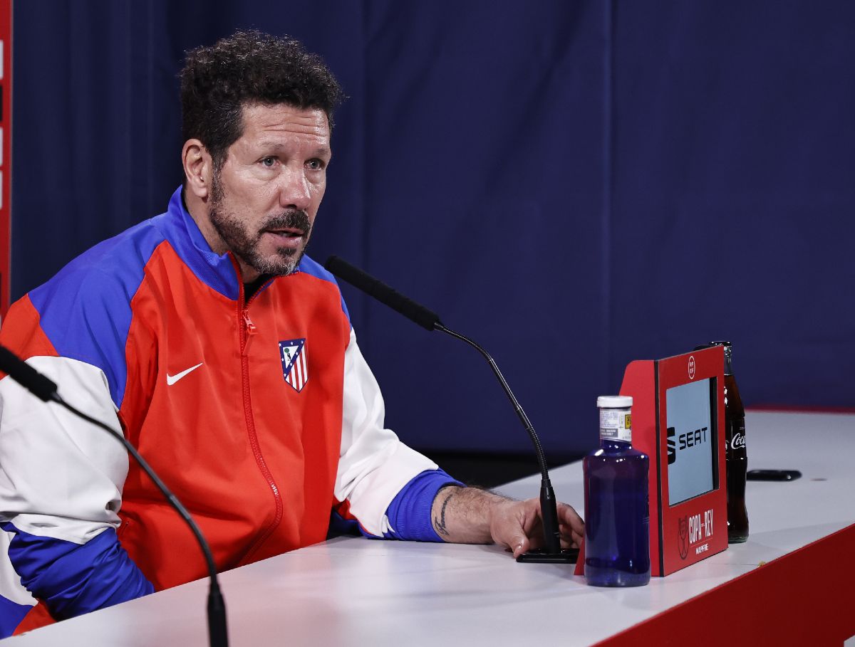 Diego Simeone en rueda de prensa