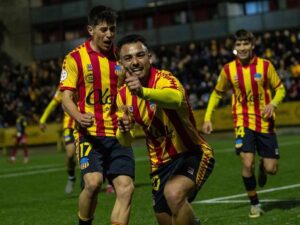 Sant Andreu en su victoria frente al Olot