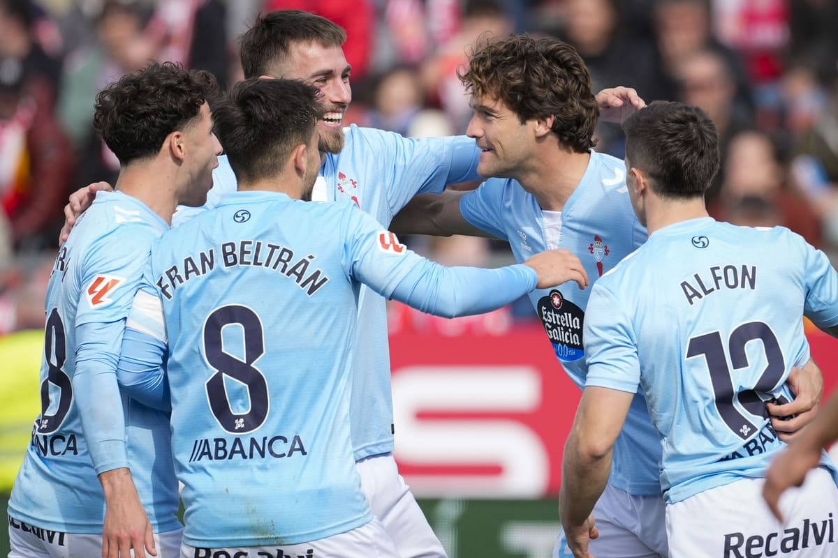 Empate a dos entre Girona y Celta de Vigo