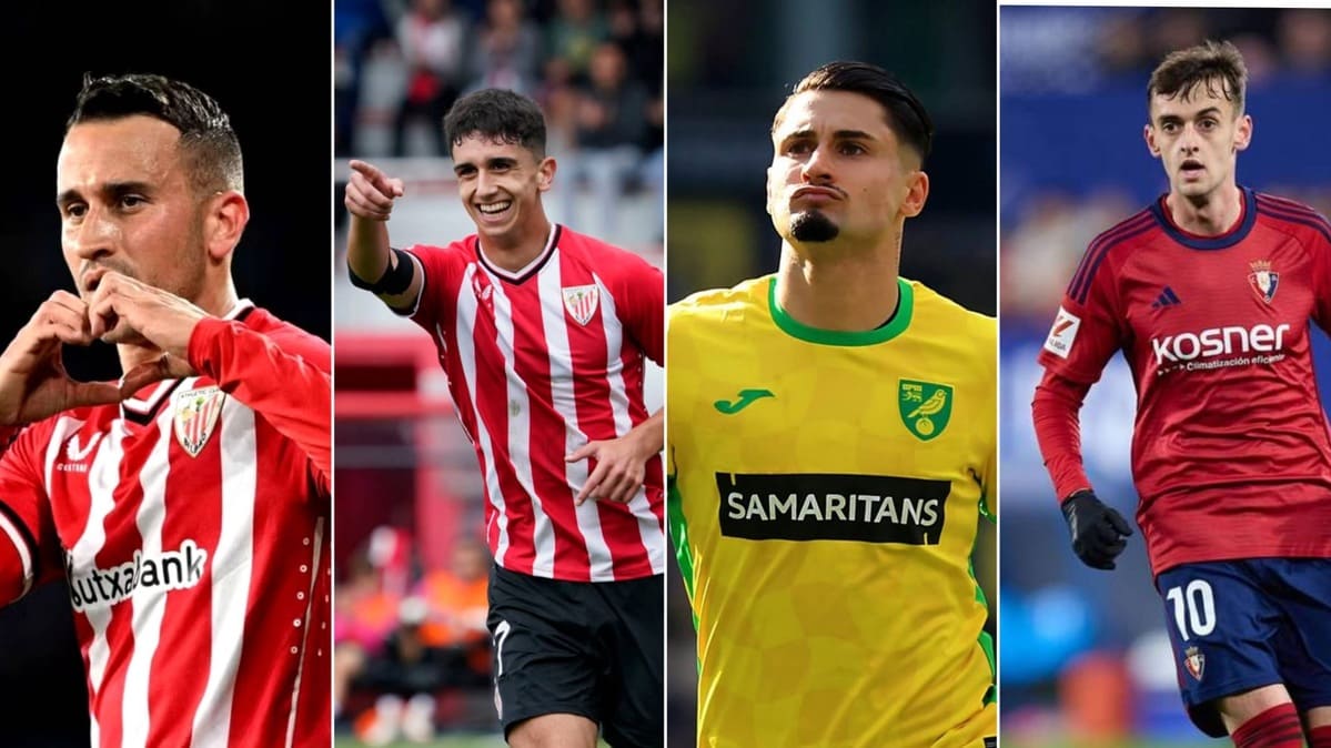 Los posibles sustitutos de Nico Williams en el Athletic Club