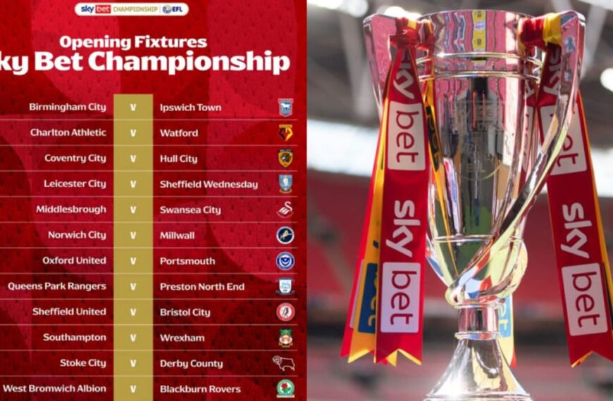 Calendario primera jornada de la Championship 2025/26