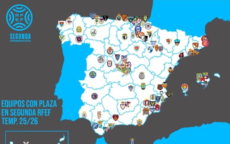 Los equipos de la 2ª RFEF 2025-26.