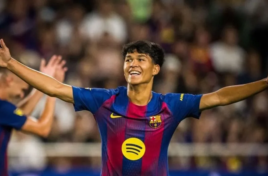 Dro en su primera participación con el Barça