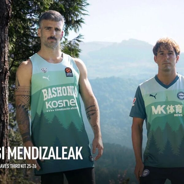 Deportivo Alavés y Baskonia compartirán su tercera equipación