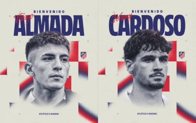Johnny Cardoso y Thiago Almada, nuevos fichajes del Atleti