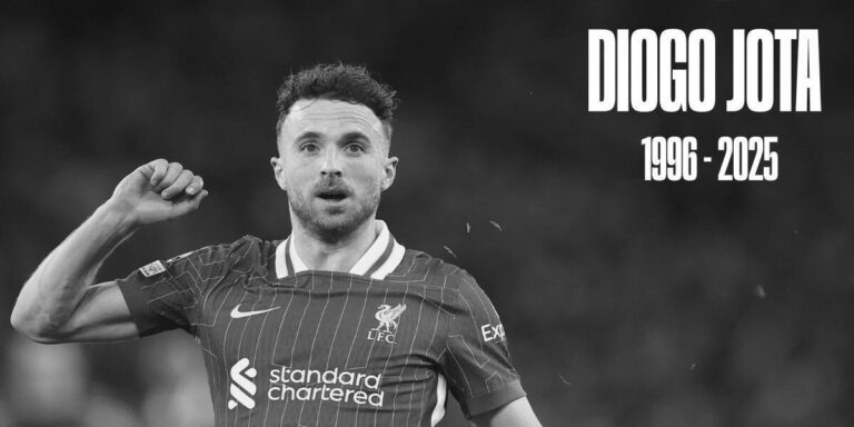 El Liverpool retirará el número 20 en honor a Diogo Jota