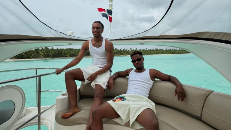 Ansu Fati y Balde juntos