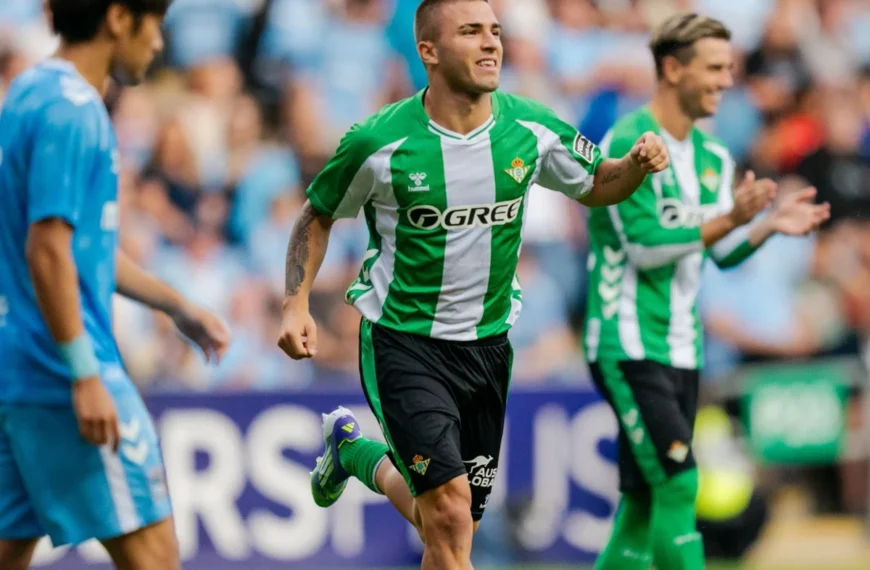 Real Betis y Coventry City empatan en el tercer amistoso de la pretemporada del conjunto verdiblanco.