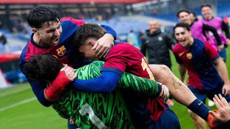 Varios canteranos del filial blaugrana